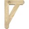 Ekena Millwork Traditional Craftsman Rough Sawn Bracket w/ Offset Brace, Douglas Fir, 6"W x 18"D x 26"H BKT0604X18X26TRA04RDF - alternate 3